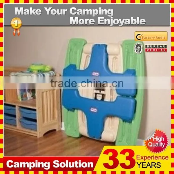 Kids/Children Picnic Folding Plastic Large Play Table Umbrella Indoor Outdoor Fun photo-3