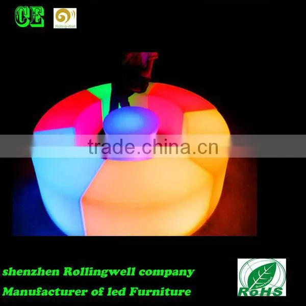 Modern Outdoor LED Lit Furniture Made of Plastic Material photo-3