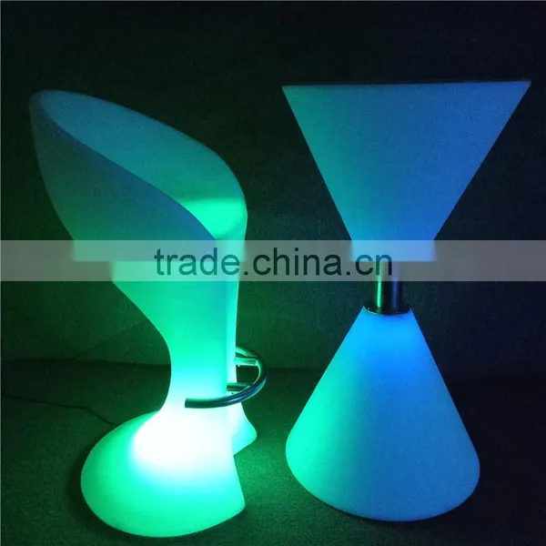 Newly Design High Fashion Wireless LED Plastic DJ Table With Rechargeable Lithium Battery photo-2