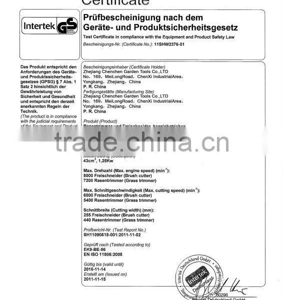 China Hadge Trimmer 28.5cc With CE&GS photo-5