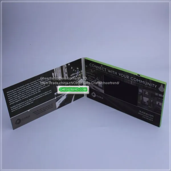 Hot Promotional 128MB 4.3 Inch Digital LCD Video Business Card, Video Brochure,lcd Video Card for Advertising photo-3