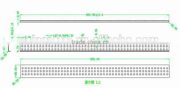 60cm Large Traffic Linear Waste Drain Sus304 Floor Drain Bathroom Shower Drain photo-2