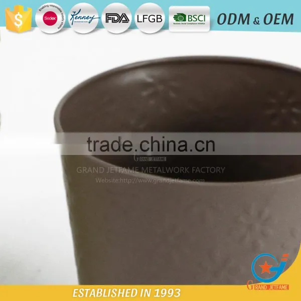 Wholesale Factory Price Garden Embossing Growing Plants in Pots Metal Decor Flower Pot photo-3