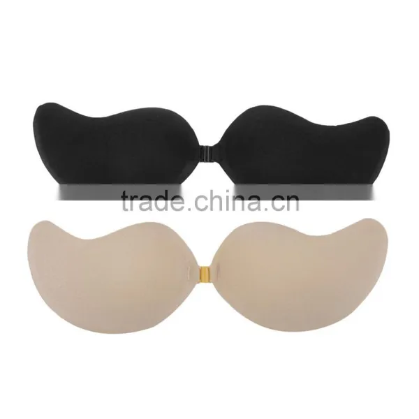 Girls Underwear Bra New Design Self-Adhesive Push Up Silicone Bust Front Closure Strapless Invisible Bra Women Bra