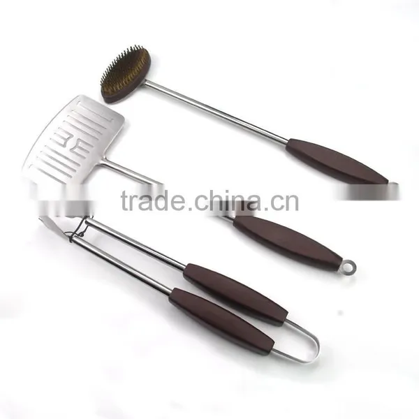 3pcs Christmas Popular Rugby Bbq Tool Set With Window Box photo-2
