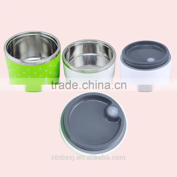 Portable 3 Compartments Stainless Steel Insulated Tiffin Lunch Box photo-2