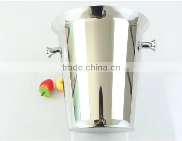 Wine Beer Bottle Custom Logo Stainless Steel Ice Bucket photo-4