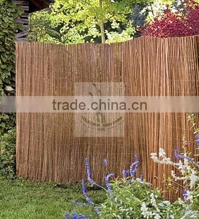 Natural Brown Willow Fence photo-6