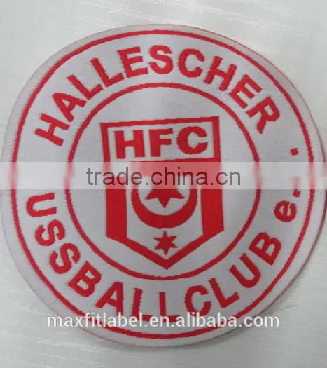 China Factory High Quality Cheap Custom Head Woven Badge photo-3