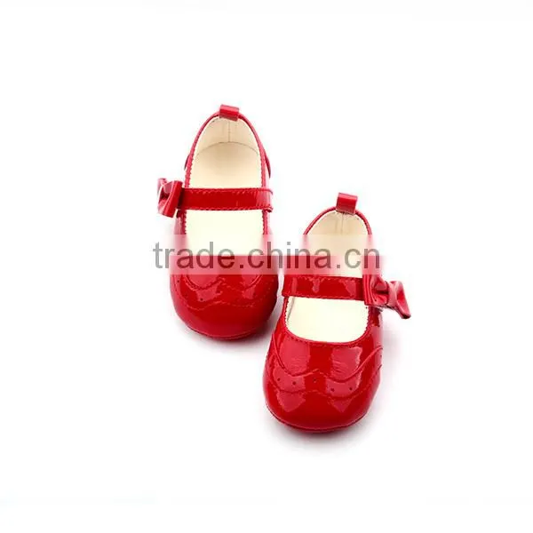 Factory Derictly Wholesale New Style Soft Sole Leather Baby Dress Shoes photo-3