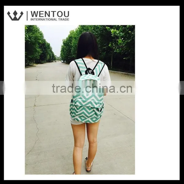 High Quality Monogrammed Chevron Backpacks photo-5