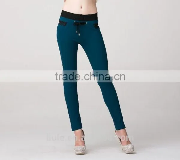 Fashional Designed Plus Size Casual Skinny Pants photo-2