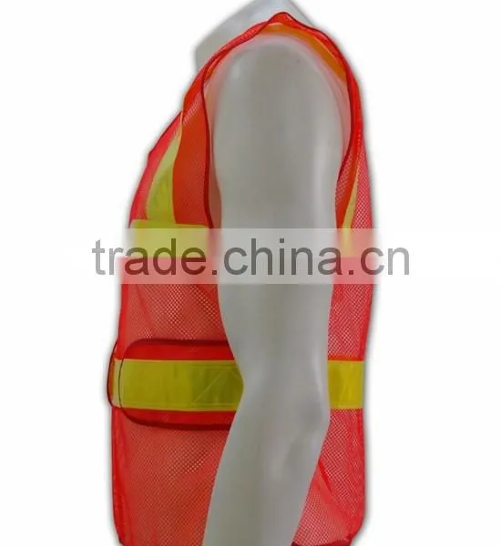 China Manufactory High Quality Dry Fit Mesh Safety Reflective Work Vest photo-3
