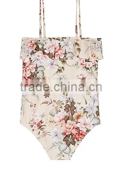 Lovely Children Custom Little Girls One-Piece Swimsuit Cute Young Girl Modeling Bikini Kids Swimwear photo-5