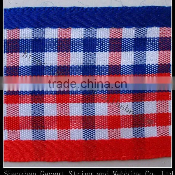 Plaid Grosgrain Ribbon,Knitted Ribbon,Woven Ribbon