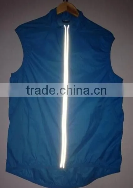 High Visibility Reflective Piping Tape for Safety Clothing photo-4