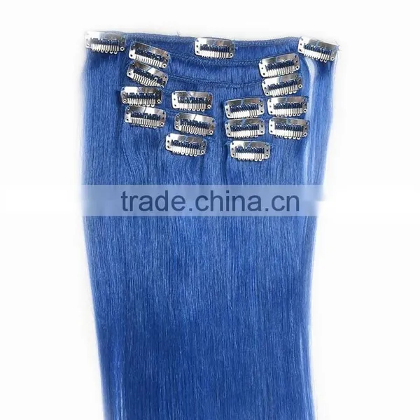 Virgin Brazilian Remy Hair Extension,Tape Hair Extension,Cheap 100% Human Hair Clip In Hair Extension photo-3