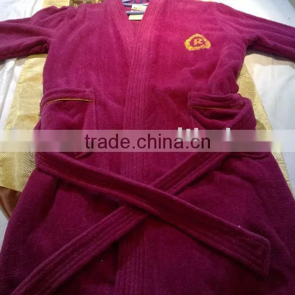 Velour Bathrobe of Hotel