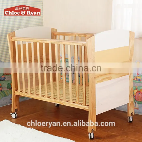Baby Cot Bed Prices Adjustable Convertible Multi-purpose Standard Bedroom Wooden Nursery Baby Furniture photo-2