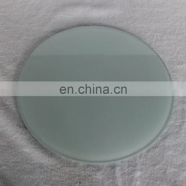 Sublimation Printable Blank Clock Round Tempered Glass Table Clock photo-2