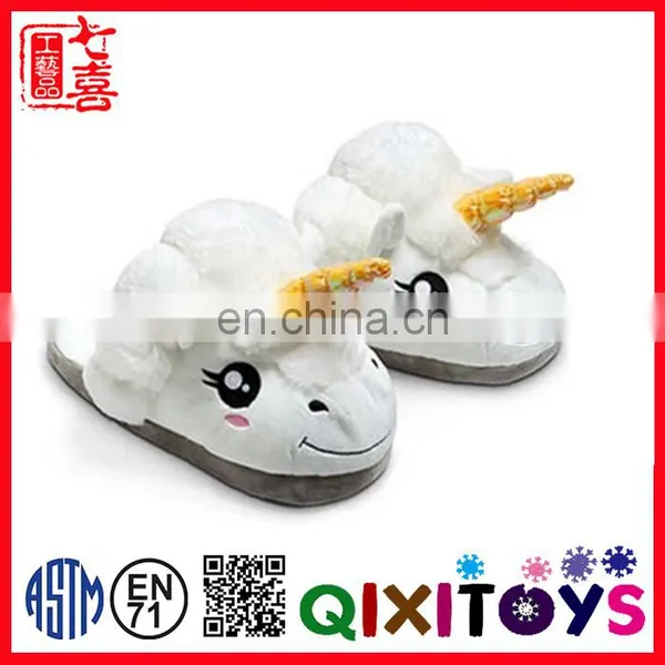 New Design Cute Indoor Shoes Plush Unicorn Slipper photo-3