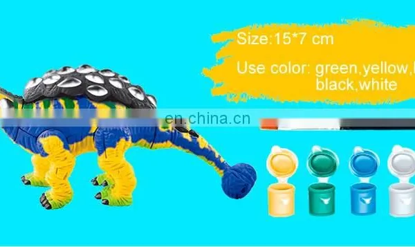 Kids Mini Painting Dinosaur Figure New Toy Preschool Educational Toys photo-3