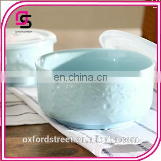 Korean Simple Environmentally Fresh Cameo Porcelain Freshness Bowl photo-5