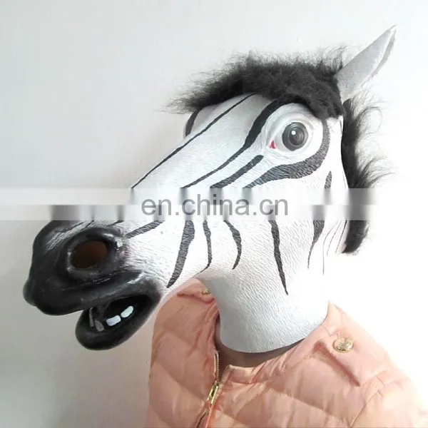 Fashion Masquerade Party Cosplay Funny Various Christmas Horse Hand Masks With Skin-Friendly photo-5