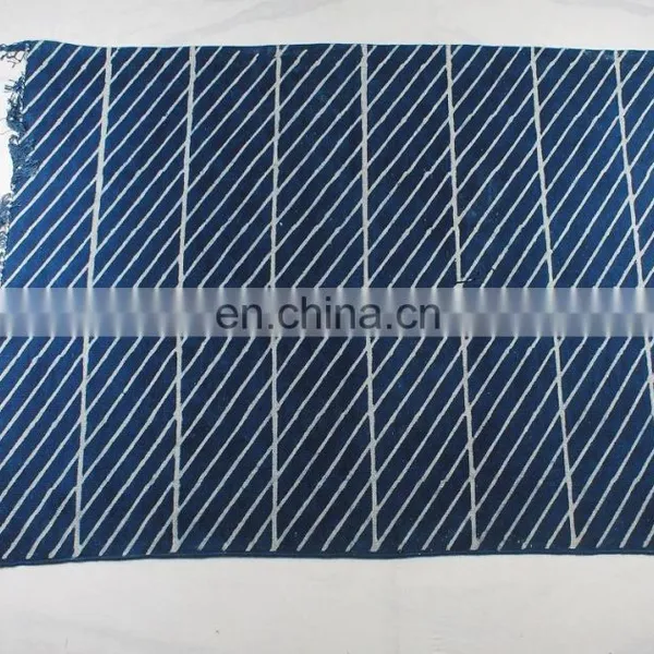 100% Cotton Wholesale Indian Handmade Blue Indigo Area Rugs photo-2