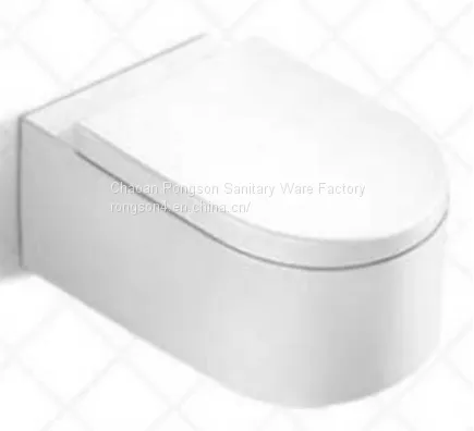 2019 Rimless European Wall Hung Toilet Bidet Cheap wc Toilet photo-2