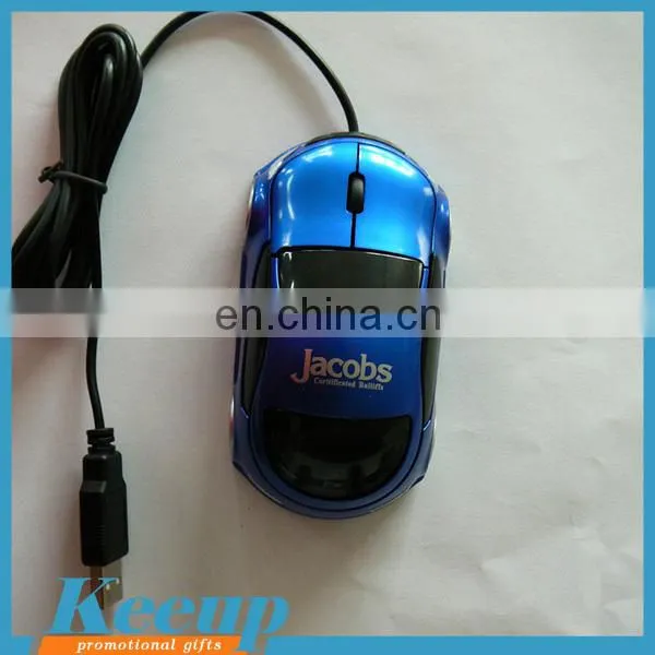 Logo Branded Beautiful Unique Car Shape Wired Mouse for Promotion Gifts photo-3
