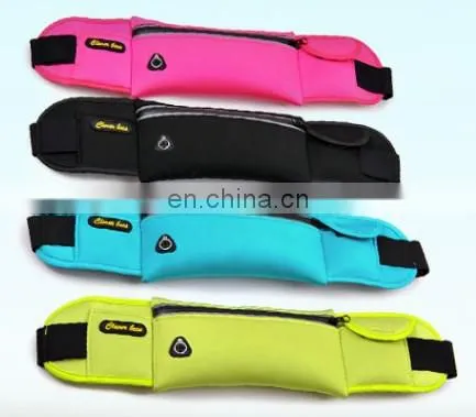Custom Promotional Blue Polyester Nylon Sports Bag With Zipper for Extra Security for Running photo-2