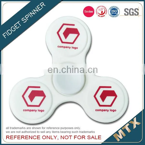 Custom Logo Soft PVC Fidget Spinner