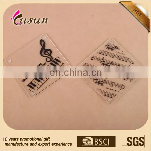 Small Size Square Shaped Acrylic Coaster for Bars Coaster photo-3