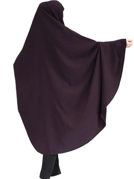 2018 New Style Fashionable Islamic Elegantly Muslim Abaya Jilbab Hip Length Khimar