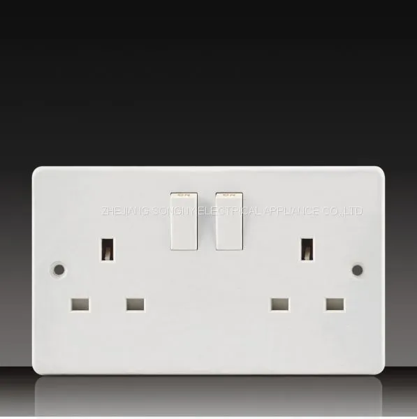 10A 250V Push Button Wall Switch Socket Digit Telephone Socket With Data Socket photo-3