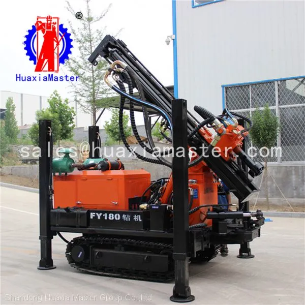 High Quality and Low Price Crawler Pneumatic Water Well Drilling Rig FY180/full Automatic Hydraulic Water Well Rig for Sale photo-2
