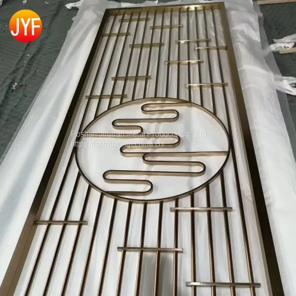 Foshan Manufactory China Wholesale Room Divider Laser Cut Decorative Restaurant Room Divider Partition photo-3