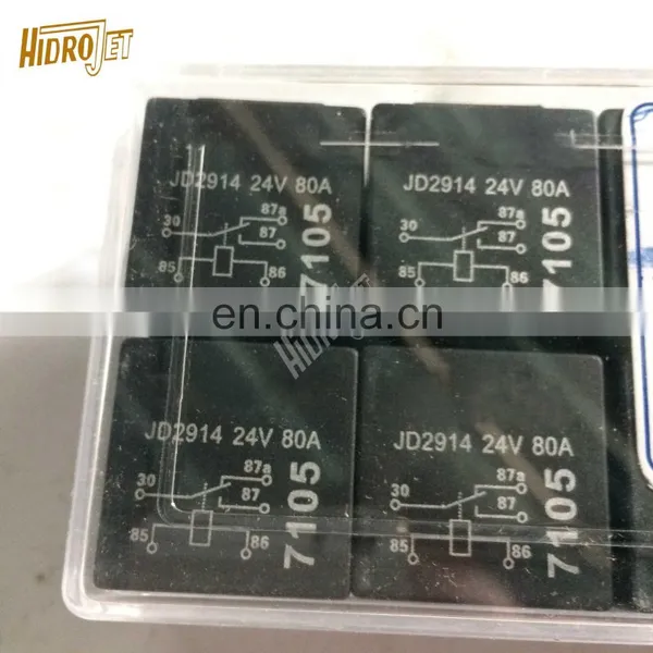 Auto Parts Black Relay 80a 24v 5pin JD2914 Waterproof Car Relay for Sale photo-3