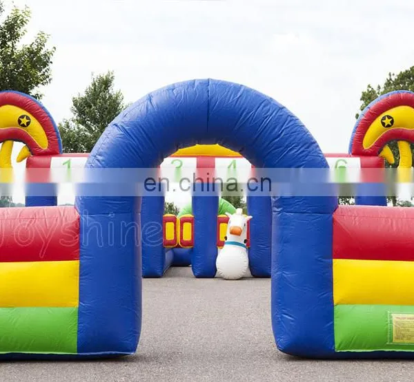 Interactive Games Inflatable Hors Running Game Race Track For Sale photo-5