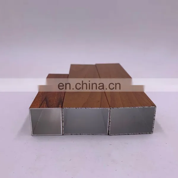 Shengxin Wood Grain Aluminum Tube 6063 T6 for Building and Decoration photo-4