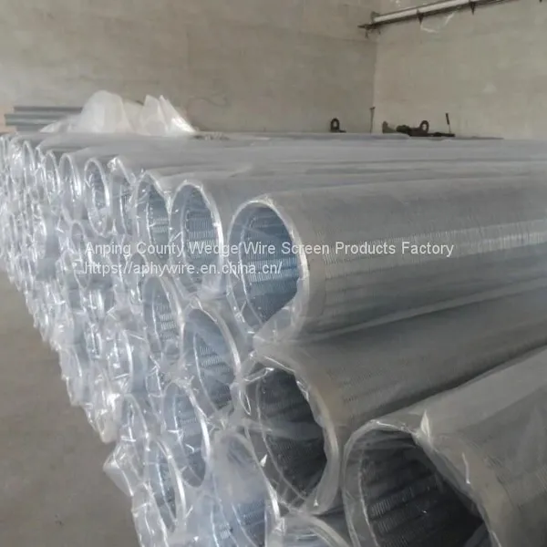 Wedge Wire Wrap Well Screen , Dewatering Well Screen Pipe, Sand Control Well Screen Tube photo-2