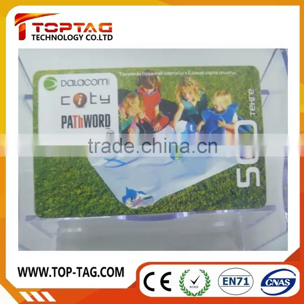 CR80 Standard Pvc Scratch Code Recharge Cards photo-5