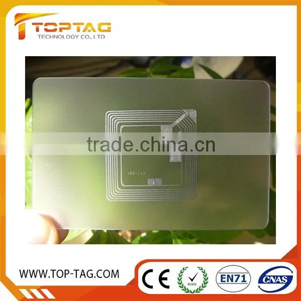 CR80 85.5*54mm Transparent Business Cards / Standard Inkjet Pvc Card photo-3