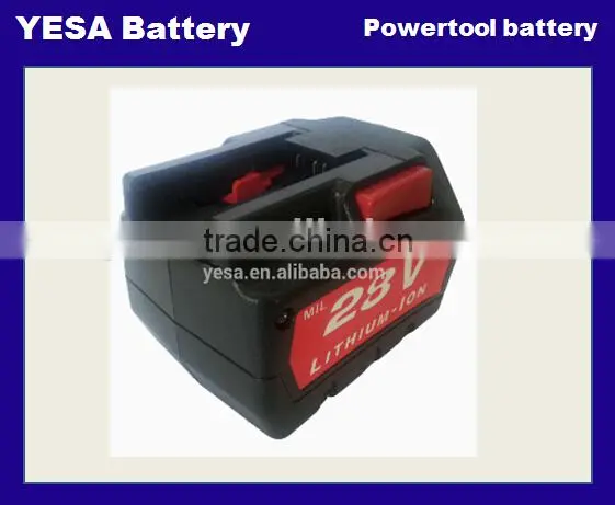 28V Li-ion Battery for 48-11-2830 V28 , 3000mah 4000mah Lithium-Ion Li Ion Milwaukee M28 Battery Quality Choice photo-2
