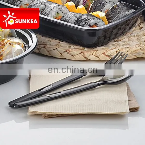 Disposable Food Grade Plastic Fork and Plastic Spoon and Plastic Knife photo-3