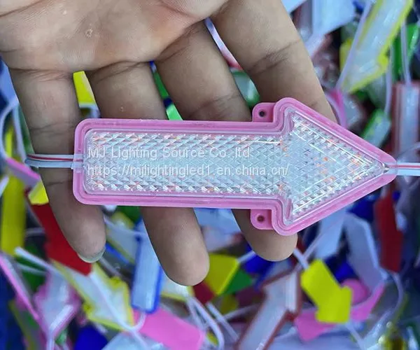 New design popular LED arrow module 3.5W 2835 modules 18led Red Green Blue Yellow white Pink RGB