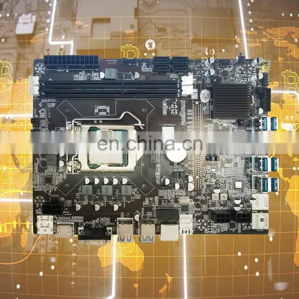 High Performance Gaming Ddr3 Pc Mainboard B75 Lga1155 Socket Motherboard photo-2