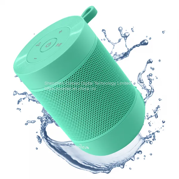 Bluetooth Speaker, COMISO Small Wireless Shower Speaker 360 HD Loud Sound Stereo Pairing Waterproof Mini Pocket Size