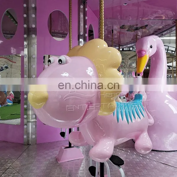 Outdoor and Indoor Carousel Horse Children Fun Games Merry Go Round for Sale photo-5